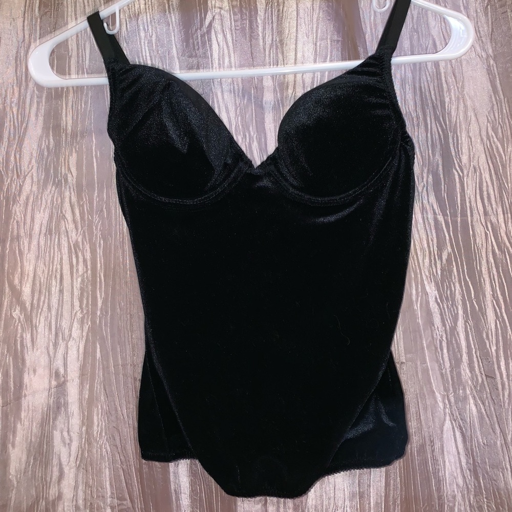 Victoria Secret Black Velvet Top
